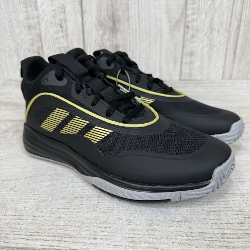 Adidas Own the Game 3.0 Black Gold Basketball Men’s Sz 13 Sneakers IF4566 New